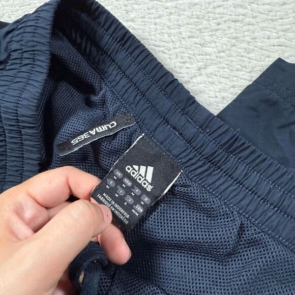 Adidas Navy Windbreaker Men’s Climalite Athletic Sweatpants - Picture 3 of 7